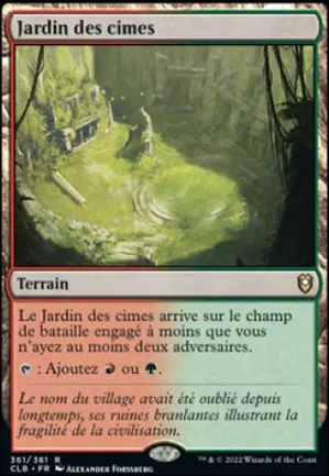 Jardin des cimes
