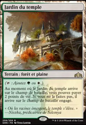 Jardin du temple