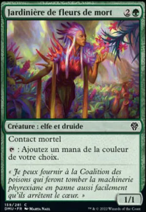 Jardinière de fleurs de mort