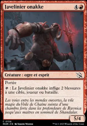 Javelinier onakke