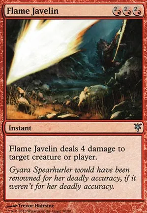 Javelot de flammes