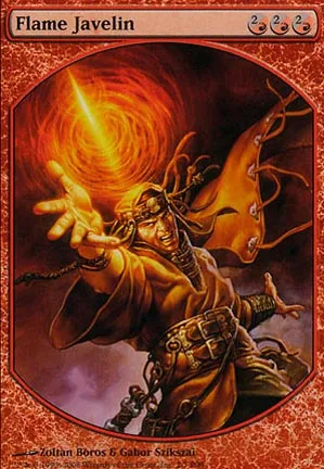Javelot de flammes