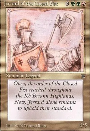 Jerrard of the Closed Fist
