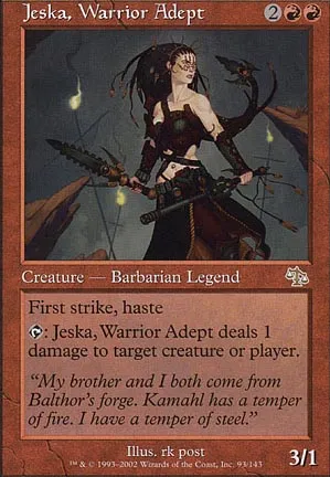 Jeska, guerrière experte