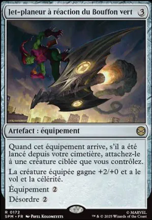 Jet-planeur à réaction du Bouffon vert