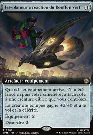 Jet-planeur à réaction du Bouffon vert