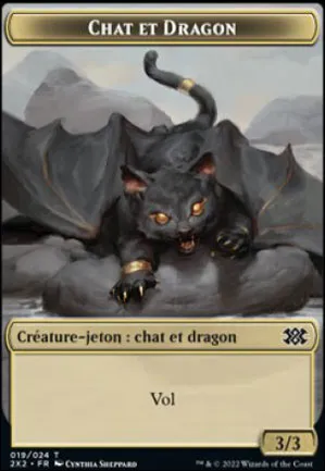 [Jeton] Chat et dragon