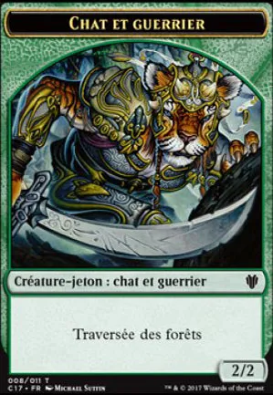 [Jeton] Chat et guerrier