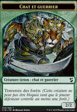 [Jeton] Chat et guerrier