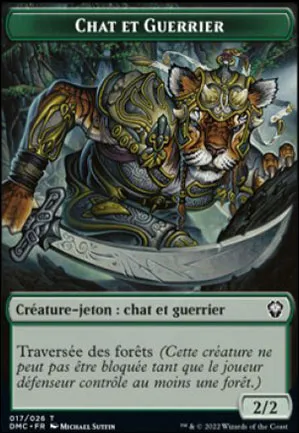 [Jeton] Chat et guerrier