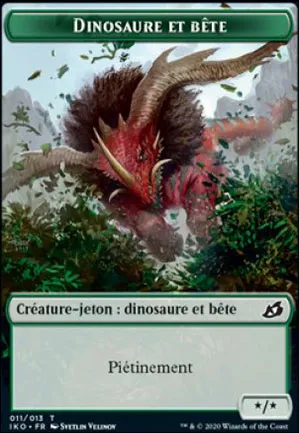 [Jeton] Dinosaure et Bête
