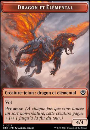[Jeton] Dragon et élémental