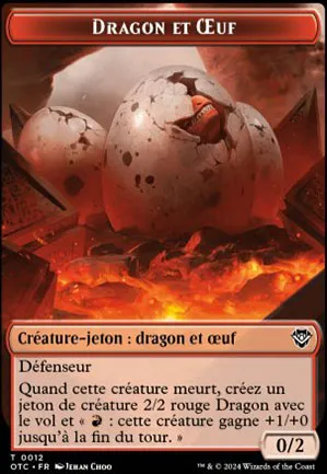 [Jeton] Dragon et œuf
