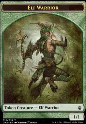 [Jeton] Elfe et guerrier
