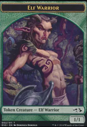 [Jeton] Elfe et guerrier