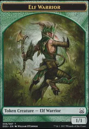 [Jeton] Elfe et guerrier