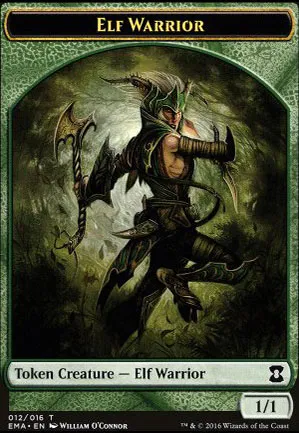 [Jeton] Elfe et guerrier
