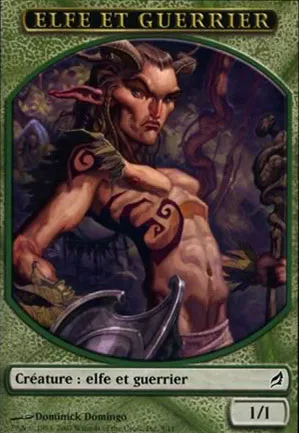 [Jeton] Elfe et guerrier