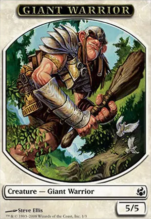 [Jeton] Géant et Guerrier