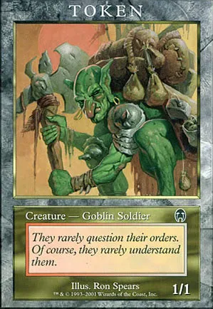 [Jeton] Gobelin et soldat