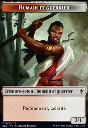 [Jeton] Humain et Guerrier