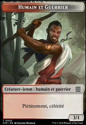 [Jeton] Humain et Guerrier