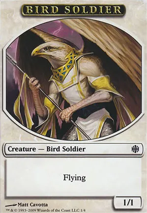 [Jeton] Oiseau et soldat