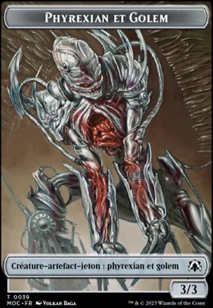 [Jeton] Phyrexian et golem