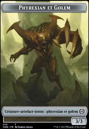 [Jeton] Phyrexian et golem