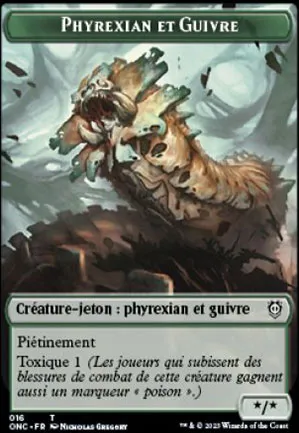 [Jeton] Phyrexian et guivre