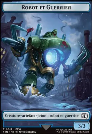 [Jeton] Robot et guerrier