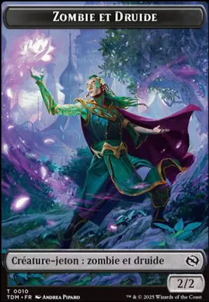 [Jeton] Zombie et druide