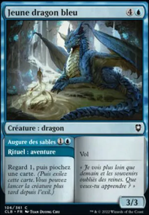 Jeune dragon bleu // Augure des sables