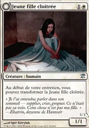 Jeune fille cloîtrée