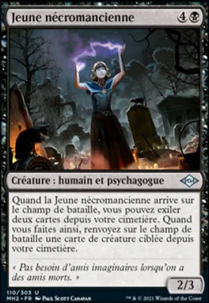 Jeune nécromancienne