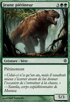 Jeune piétineur