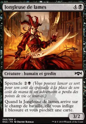 Jongleuse de lames