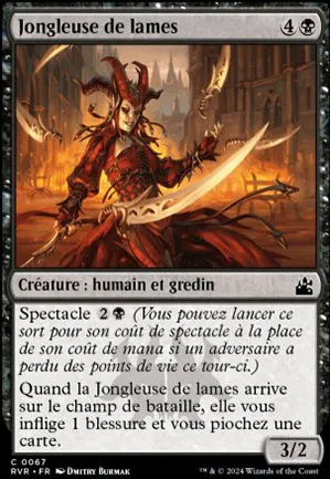 Jongleuse de lames