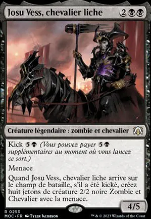Josu Vess, chevalier liche