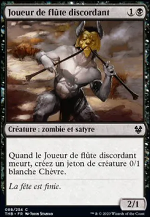 Joueur de flûte discordant
