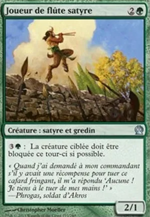 Joueur de flûte satyre