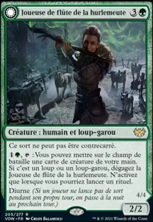Joueuse de flûte de la hurlemeute // Hurleuse de chant sauvage