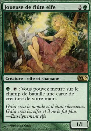 Joueuse de flûte elfe