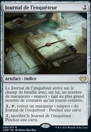 Journal de l'enquêteur
