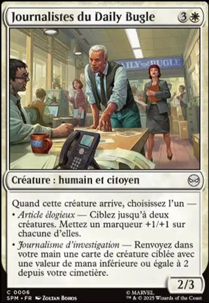 Journalistes du Daily Bugle