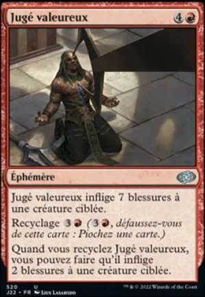 Jugé valeureux