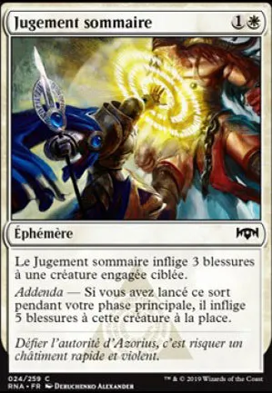 Jugement sommaire