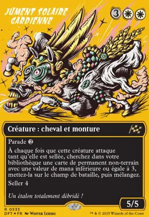 Jument solaire gardienne