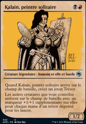 Kalain, peintre solitaire