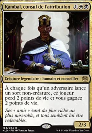 Kambal, consul de l'attribution